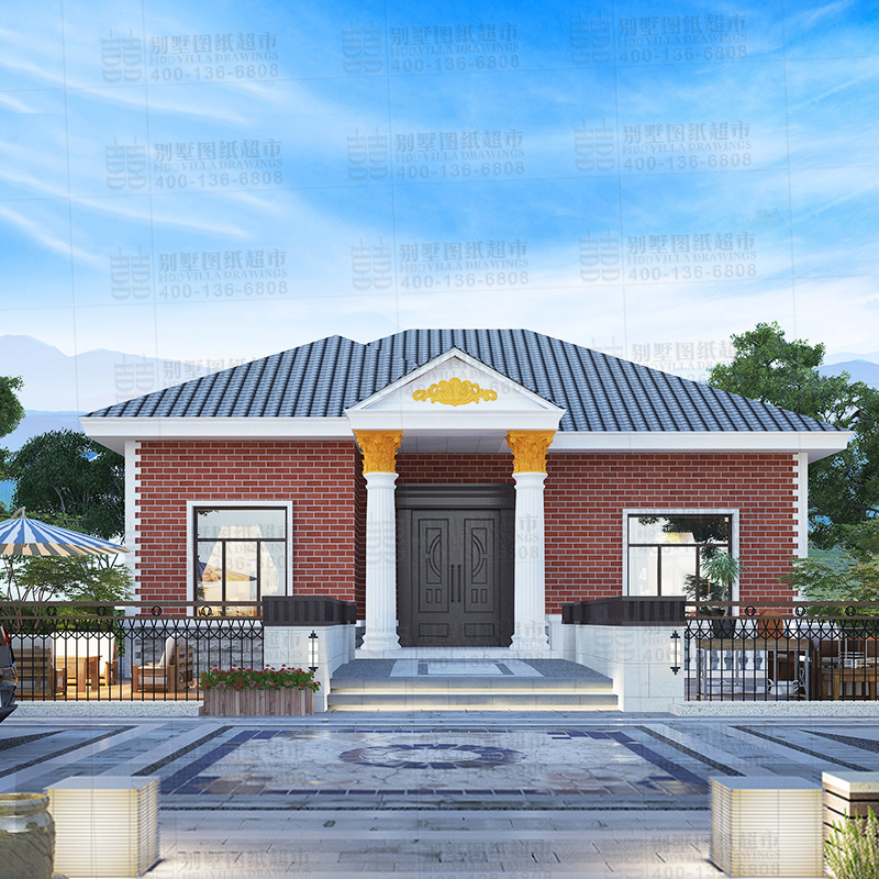 一层欧式小别墅设计图纸